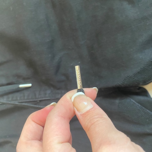 STAMPD Black denim distressed jeans ripped size XL pull on elastic waist - Picture 4 of 10